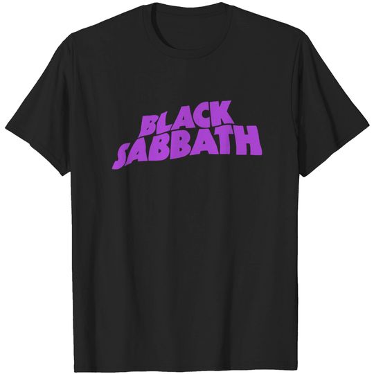 Discover Black Sabbath Purple Logo T-Shirt