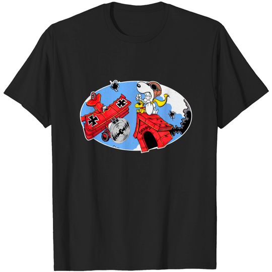 Discover Battling the Red Baron - Cuddleswithcats - T-Shirt