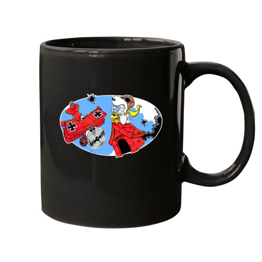 Discover Battling the Red Baron - Cuddleswithcats - Mugs