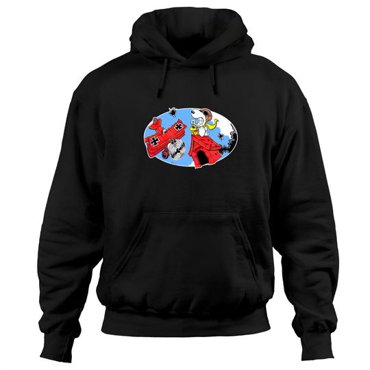 Discover Battling the Red Baron - Cuddleswithcats - Hoodies