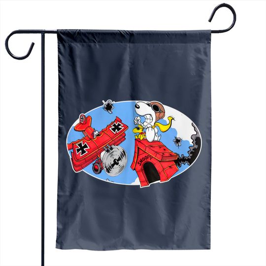 Discover Battling the Red Baron - Cuddleswithcats - Garden Flags