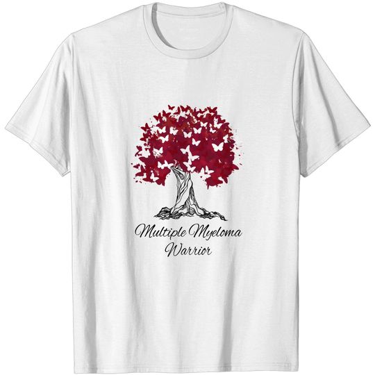 Discover Multiple Myeloma Warrior Butterfly Support - Multiple Myeloma Warrior - T-Shirt