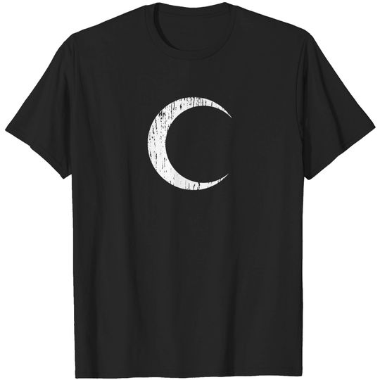 Discover Moon Knight Logo T-Shirt: Crescent Moon Design