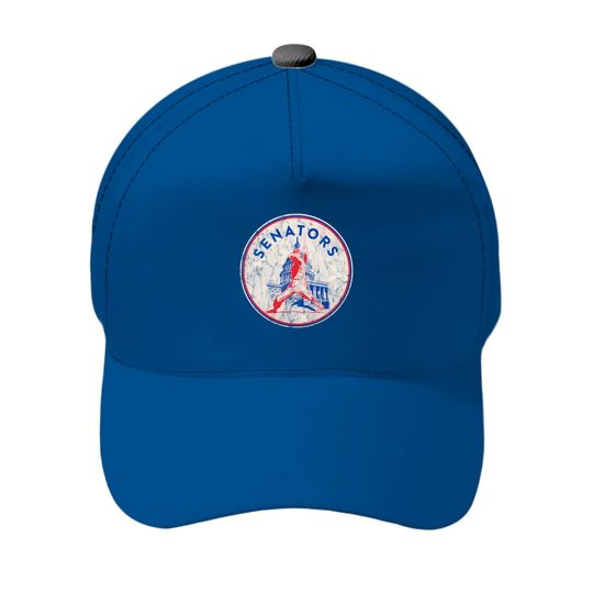 Discover Vintage Washington Senators Logo (Distressed version) - Senators - Baseball Caps