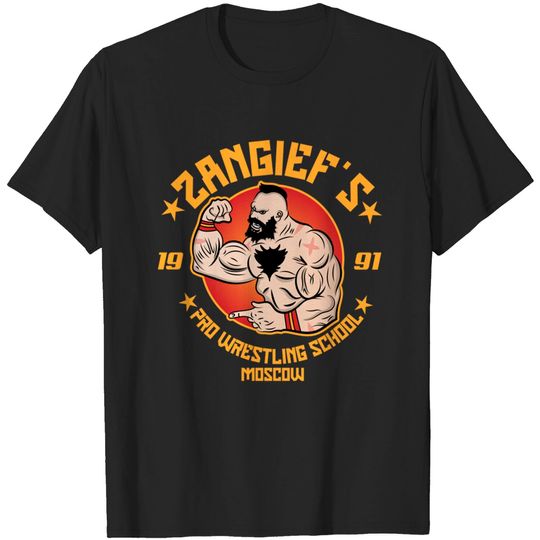 Discover Zangief's pro-wrestling school - Games - T-Shirt