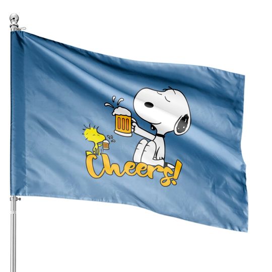 Discover Snoopy Cheers Beer! - Snoopy - House Flags