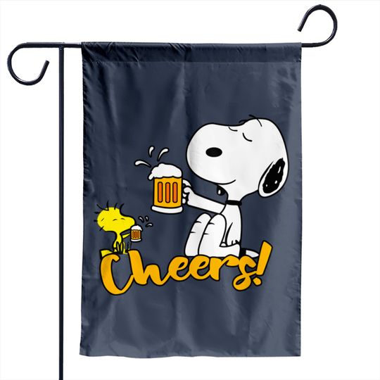 Discover Snoopy Cheers Beer! - Snoopy - Garden Flags