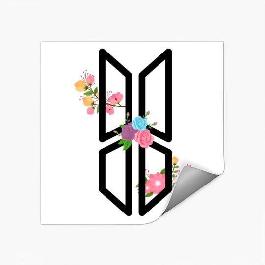Discover BTS logo Stickers