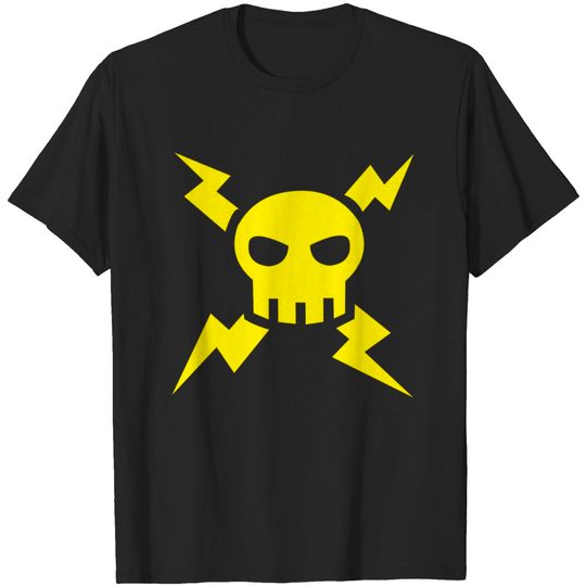Discover lightning skull T-shirt