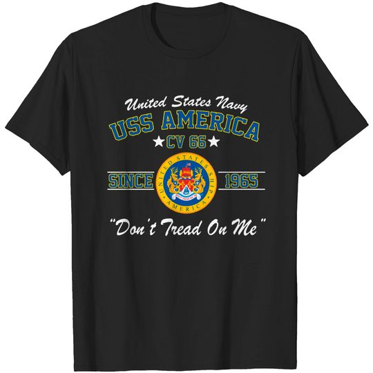 Discover Uss America Cv-66 T-shirt