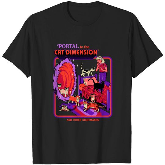 Discover The Cat Dimension Cats science fiction T-shirt