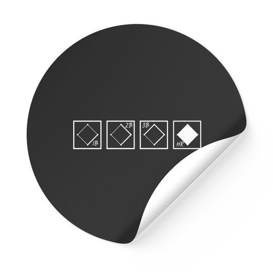 Discover Baseball Scorecard - Baseball - Stickers