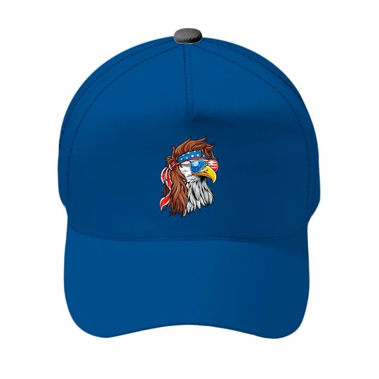 Discover Patriotic Bald Eagle Mullet Usa American Flag 4th Of July Trucker Hat