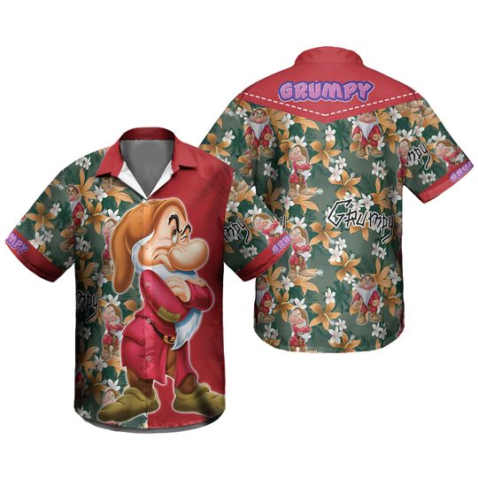Discover Grumpy Dwarf Hawaiian Shirt