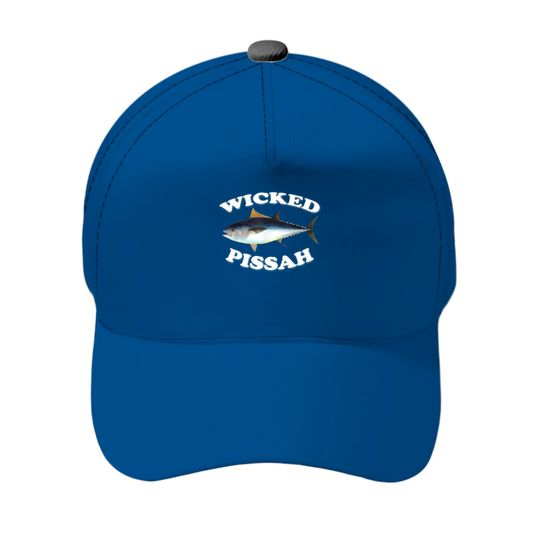 Discover Wicked Pissah Bluefin Tuna Illustration Fishing Angler Gear Baseball Cap