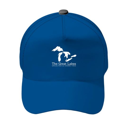 Discover Unsalted And Shark Free Michigan Great Lakes - Michigan - Baseball Cap