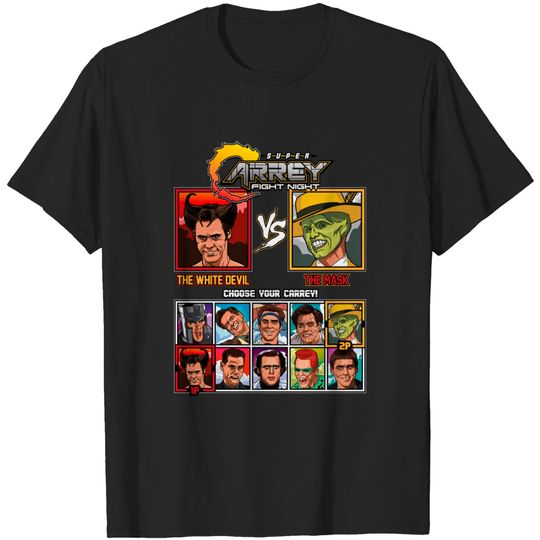 Discover Jim Carrey Fight Night - Jim Carrey - T-Shirt