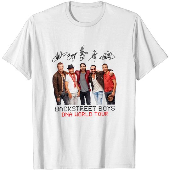 Discover Backstreet Boy DNA World Tour BSB Band Shirt