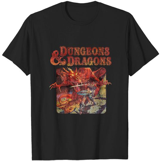 Discover Vintage Dungeons and Dragons - Dungeons And Dragons - T-Shirt