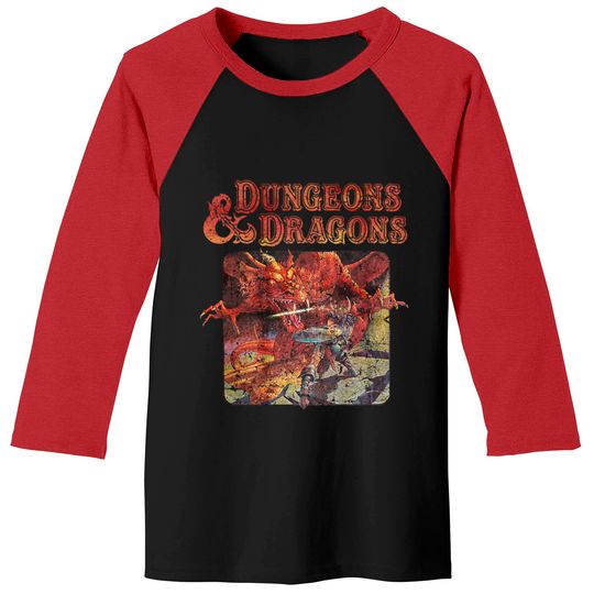Discover Vintage Dungeons and Dragons - Dungeons And Dragons - Baseball Tees