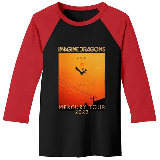 Discover Imagine Dragons Mercury Tour 2022 Double-Sided Baseball Tee - With Tour Dates