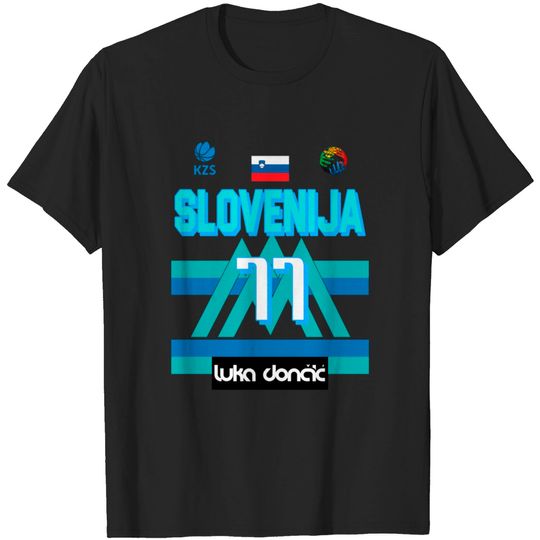 Discover Luka Doncic Slovenija Fan Design - Luka Doncic - T-Shirt
