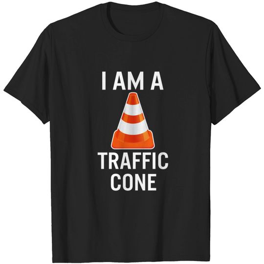 Discover I Am A Traffic Cone Costume Easy Simple Halloween T-shirt