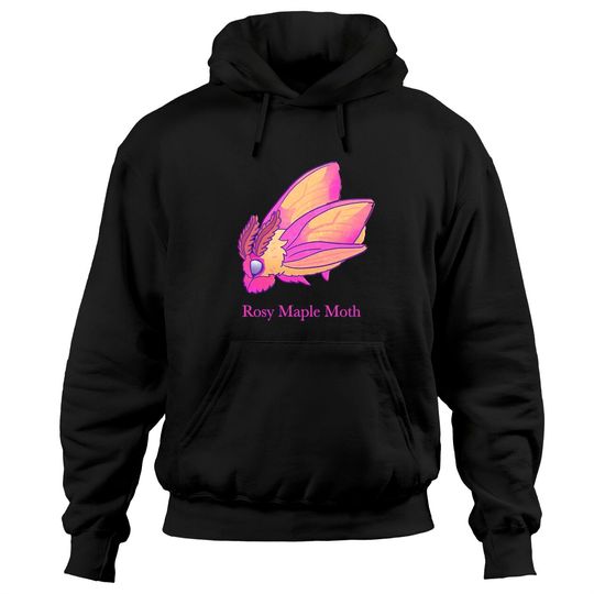 Discover Rosy Maple Moth - Rosy Maple Moth - Hoodies