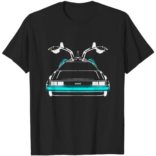 Discover Delorean neon - Delorean - T-Shirt