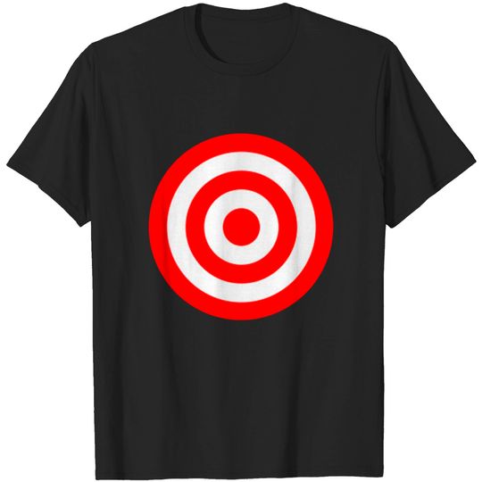 Discover Bullseye Target Red & White Shooting Rings - Target Shooting - T-Shirt