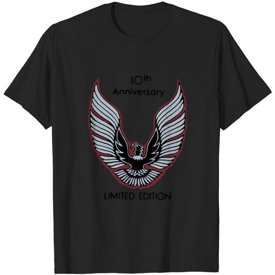 Discover 1979 10th Anniversary Firebird Trans AM Logo - Firebird - T-Shirt