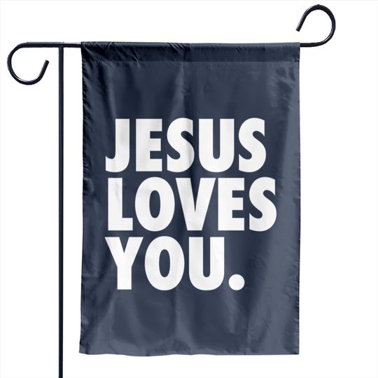 Discover JESUS LOVES YOU Garden Flags