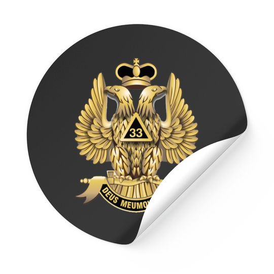 Discover 33 Degree Mason Inspector General Honorary Stickers