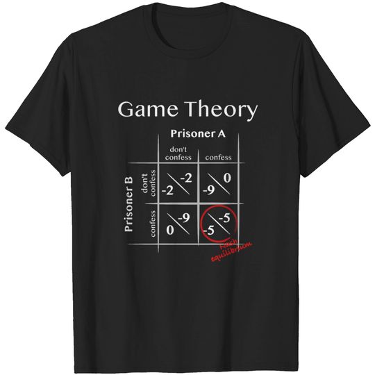 Discover Game Theory - Nash equilibrium light T-shirt