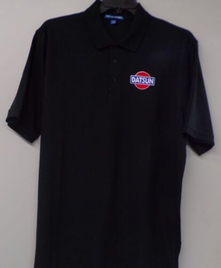 Discover Datsun Old Skool Auto Car Drift Sport Auto Car Man's Polo Shirt Embroidered Design