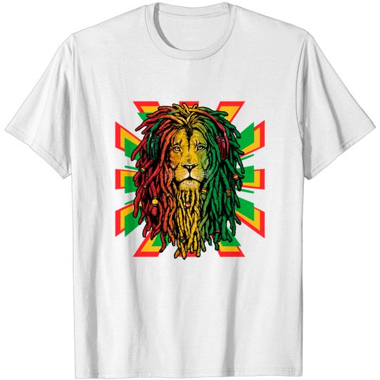 Discover rasta lion T-shirt