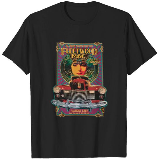 Discover Fleetwood Mac Vintage Style 1969 Tour Shirt