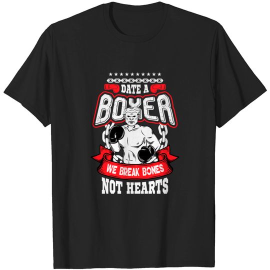 Discover Boxer boxing fight martial arts fighter gift idea T-shirt