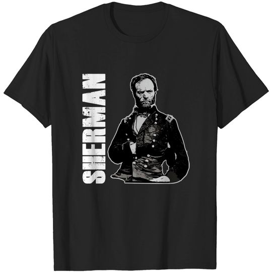 Discover William Tecumseh Sherman Portrait General Sherman T-shirt