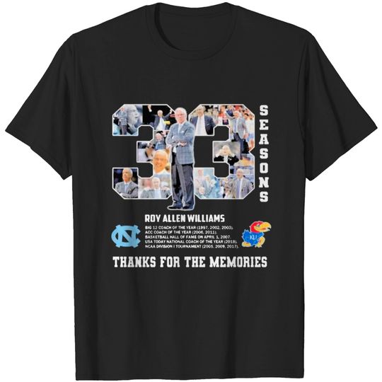 Discover 33 Roy Allen Williams Of Season T-shirt