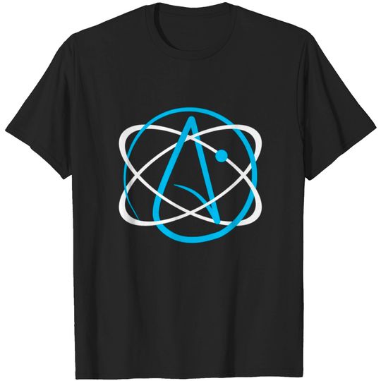 Discover Atheist Atom Logo T-shirt