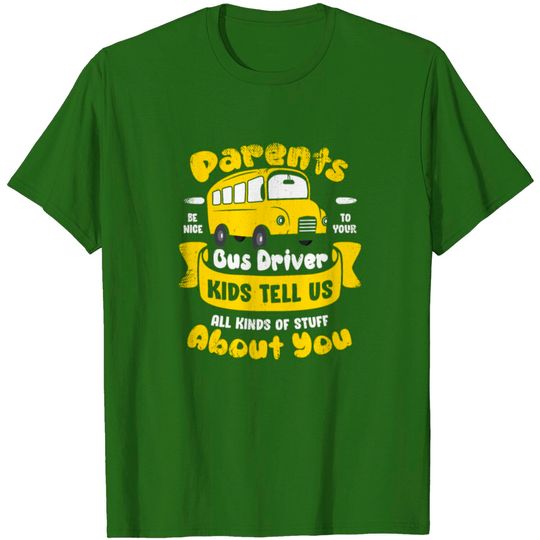 Discover Funny School Bus Driver Operator Gift T-shirt
