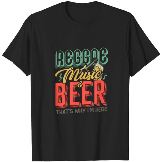 Discover Reggae music and beer T-shirt