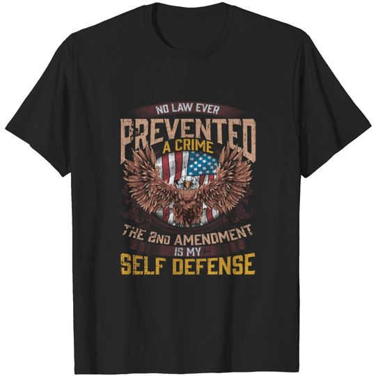 Discover Freedom American 2nd Amendment Self Defense T-shirt