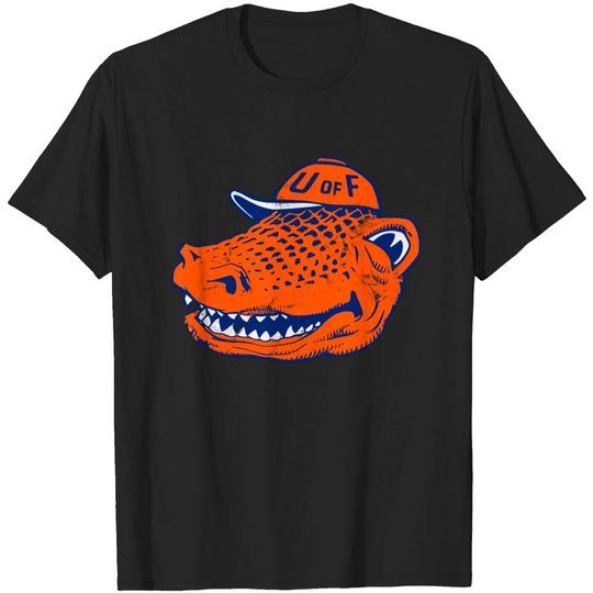 Discover UF Defunct Gator Mascot Design - Vintage Style - Florida - T-Shirt
