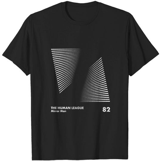 Discover The Human League / Minimal Graphic Design Tribute - The Human League - T-Shirt