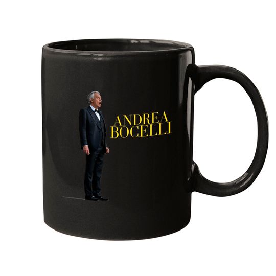 Discover andrea bocelli singing 3 - Andrea Bocelli Singing - Mugs