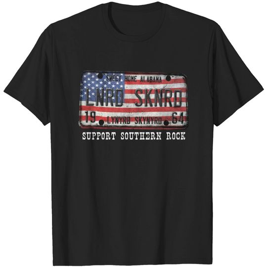 Discover Lynyrd Skynyrd License Plate 1964 Adult T-Shirt