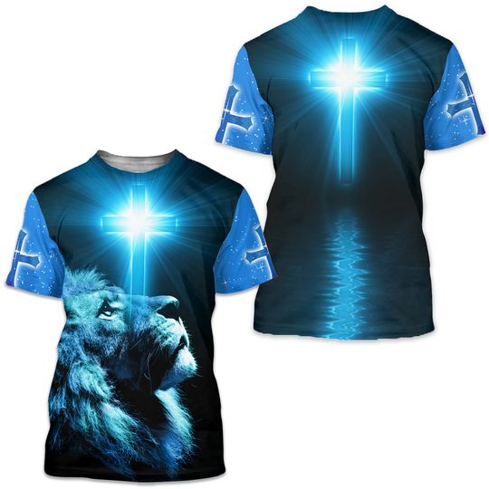 Discover Christian Jesus 3D Printed t Shirts Women for Men Summer Tops