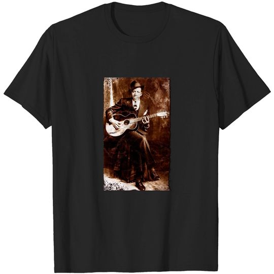 Discover Robert Johnson T-shirt Delta Blues Guitar